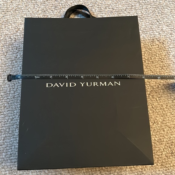 EMPTY David Yurman Necklace Box, Bag, Pouch, Ribbon, Folio. Like New, Great Deal - Picture 12 of 15
